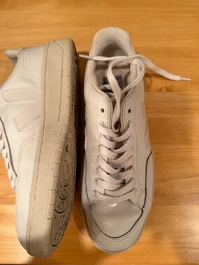 Veja White Leather Sneakers